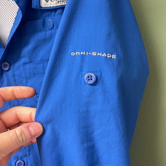 Columbia PFG boys M(8) -blue longsleeve, see all pics - Picture 4 of 8